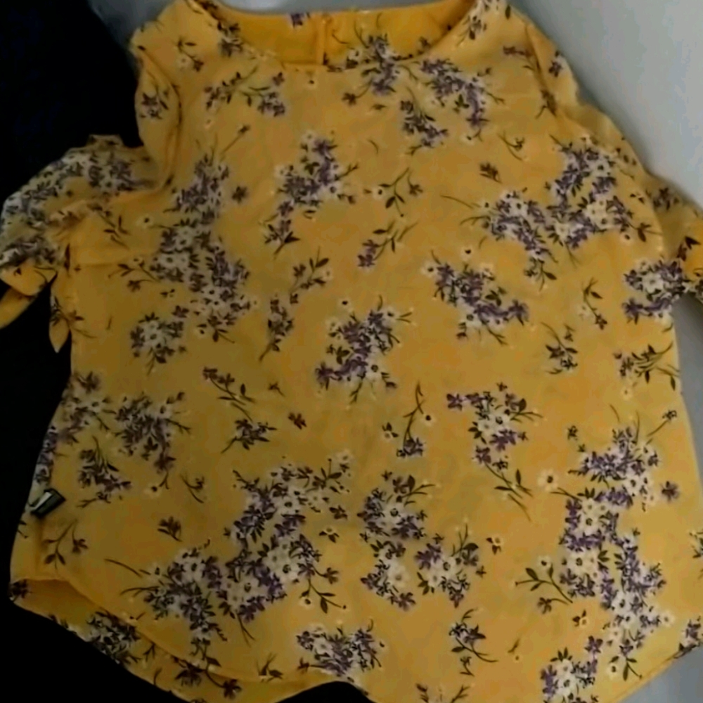 Yellow blouse